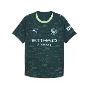 Foto del prodotto PUMA Maglia gara Fourth Manchester City Authentic 25 / 26 da uomo, Accessori, Verde zielony