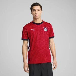 Foto del prodotto PUMA Maglia gara Home Egitto 2025 da uomo, Abbigliamento, Rosso czerwony