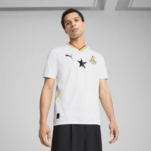 Foto del prodotto PUMA Maglia gara Home Ghana 2025 da uomo, Abbigliamento, Bianco biały