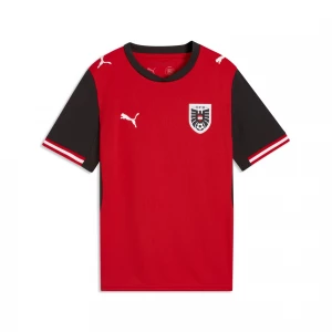 Foto del prodotto PUMA Maglia Home Austria 2026 per ragazzi, Accessori, Rosso czerwony