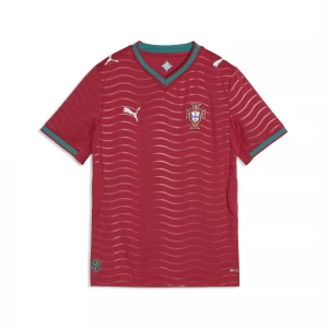 Foto del prodotto PUMA Maglia Home Portogallo 2026 per ragazzi, Accessori, Rosso czerwony
