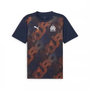 Foto del prodotto PUMA Maglia pre-partita a manica corta dell'Olympique de Marseille da uomo, Abbigliamento, Blu niebieski
