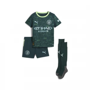 Foto del prodotto PUMA Mini kit Fourth Manchester City 25 / 26 per bambini, Abbigliamento, Verde zielony