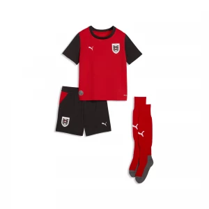 Foto del prodotto PUMA Mini kit Home Austria 2026 per ragazzi, Accessori, Rosso czerwony