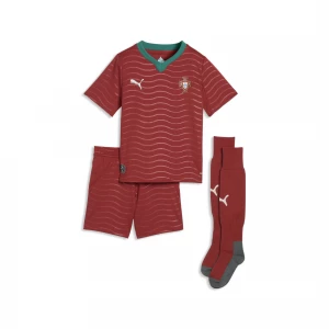 Foto del prodotto PUMA Mini kit Home Portogallo 2026 per bambini, Accessori, Rosso czerwony