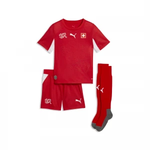 Foto del prodotto PUMA Mini kit Home Svizzera 2026 per ragazzi, Accessori, Rosso czerwony