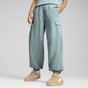 Foto del prodotto PUMA Pantaloni cargo BUTTERFLY VIBE per ragazzi, Abbigliamento, Verde zielony