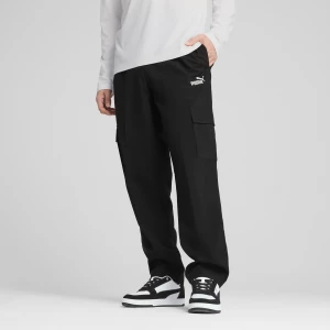 Foto del prodotto PUMA Pantaloni cargo in tessuto con logo Essentials No. 1 da uomo, Abbigliamento, Nero czarny