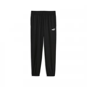 Foto del prodotto PUMA Pantaloni in tessuto con logo Essentials da uomo, Abbigliamento, Nero czarny