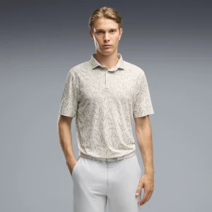 Foto del prodotto PUMA Polo CLOUDSPUN Marine Botanical da uomo, Abbigliamento, Bianco biały