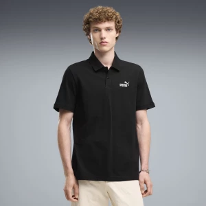 Foto del prodotto PUMA Polo in piqué con logo Essentials N. 1 da uomo, Abbigliamento, Nero czarny