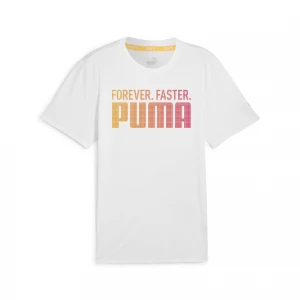 Foto del prodotto PUMA RUN FAV "Forever. Faster.” T-shirt da uomo, Abbigliamento, Bianco biały