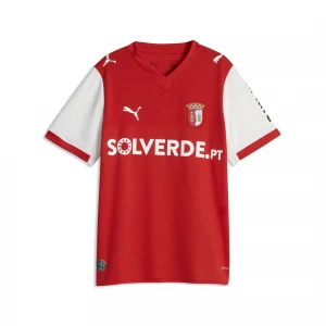 Foto del prodotto PUMA S.C. Maglia Home Braga per ragazzi, Abbigliamento, Rosso czerwony