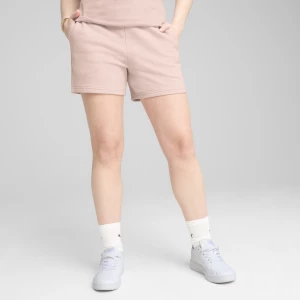 Foto del prodotto PUMA Shorts a vita alta con logo ESS N. 1 da 5” da donna, Abbigliamento, Rosa różowy