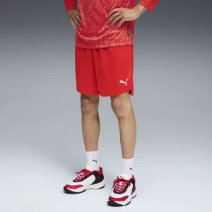 Foto del prodotto PUMA Shorts da basket teamJAWS Practice da uomo, Abbigliamento, Rosso czerwony