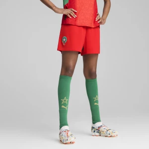 Foto del prodotto PUMA Shorts Marocco 2025 da donna, Abbigliamento, Rosso czerwony