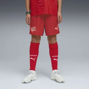 Foto del prodotto PUMA Shorts Svizzera 2026 per ragazzi, Abbigliamento, Rosso czerwony