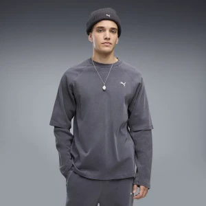 Foto del prodotto PUMA T-shirt a doppio strato Select Essentials da uomo, Accessori, Grigio Gray
