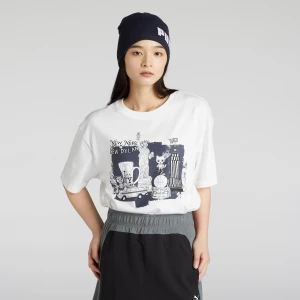 Foto del prodotto PUMA T-shirt a maniche corte NEKOSAN x HOOPS DYLAN unisex, Abbigliamento, Bianco biały