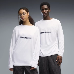 Foto del prodotto PUMA T-shirt a maniche lunghe CLRT unisex, Accessori, Bianco biały
