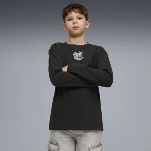 Foto del prodotto PUMA T-shirt a maniche lunghe MID 90s dal taglio morbido per ragazzi, Abbigliamento, Nero czarny