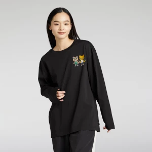 Foto del prodotto PUMA T-shirt a maniche lunghe NEKOSAN x HOOPS DYLAN GRAPHIC unisex, Abbigliamento, Nero czarny