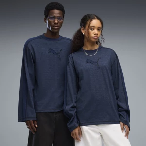 Foto del prodotto PUMA T-shirt a maniche lunghe T7 unisex, Abbigliamento, Blu niebieski
