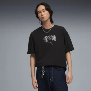 Foto del prodotto PUMA T-shirt con grafica Balloon Art dal taglio morbido da uomo, Abbigliamento, Nero czarny