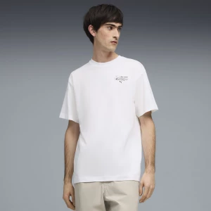 Foto del prodotto PUMA T-shirt con grafica Slogan dal taglio morbido da uomo, Abbigliamento, Bianco biały