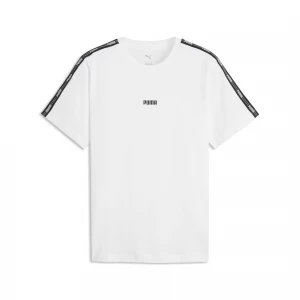 Foto del prodotto PUMA T-shirt con nastro da uomo, Abbigliamento, Bianco biały