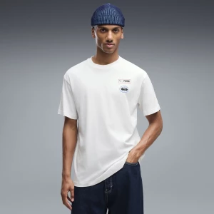 Foto del prodotto PUMA T-shirt grafica dal taglio morbido da uomo, Abbigliamento, Bianco biały