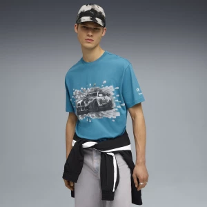 Foto del prodotto PUMA T-shirt monocromatica con grafica BMW M Motorsport da uomo, Abbigliamento, Blu niebieski