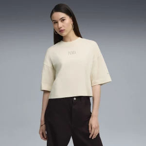 Foto del prodotto PUMA T-shirt oversize con grafica Premium Essentials da donna, Abbigliamento, Bianco biały