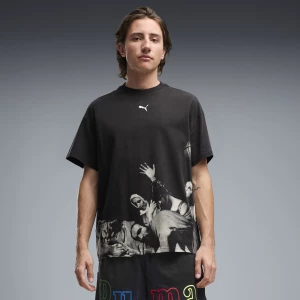 Foto del prodotto PUMA T-shirt oversize Memory Lane da uomo, Abbigliamento, Nero czarny