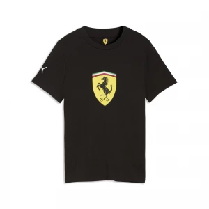 Foto del prodotto PUMA T-shirt Scuderia Ferrari con stemma colorato per ragazzi, Accessori, Nero