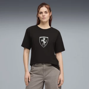 Foto del prodotto PUMA T-shirt Scuderia Ferrari Tonal Shield da donna, Abbigliamento, Nero czarny