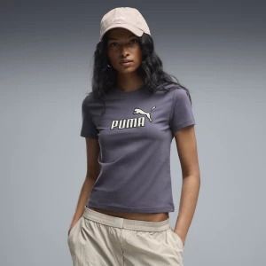 Foto del prodotto PUMA T-shirt slim con logo Essentials Elevated No.1 Logo da donna, Abbigliamento, Grigio Gray