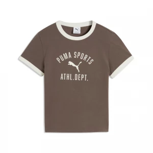 Foto del prodotto PUMA T-shirt Varsity da donna, Abbigliamento, Marrone brązowy