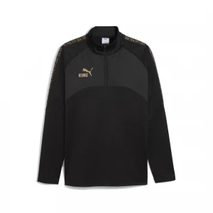 Foto del prodotto PUMA Top da calcio con zip corta KING da uomo, Abbigliamento, Nero czarny