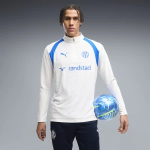 Foto del prodotto PUMA Top da training con zip Olympique de Marseille Club da uomo, Accessori, Bianco biały