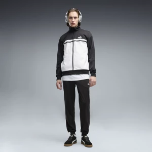 Foto del prodotto PUMA Tuta a blocchi di colore da uomo, Abbigliamento, Nero