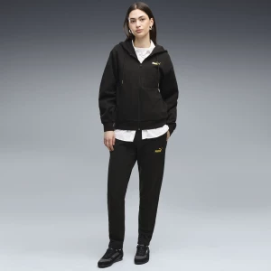 Foto del prodotto PUMA Tuta con cappuccio Metallizzato da donna, Abbigliamento, Nero czarny