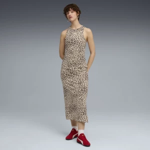 Foto del prodotto PUMA Vestito con stampa integrale LEO LUXE da donna, Abbigliamento, Bianco biały