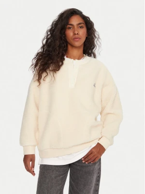 Foto del prodotto Quiksilver Felpa di pile Barranco EQWPF03000 Écru Boxy Fit Crema