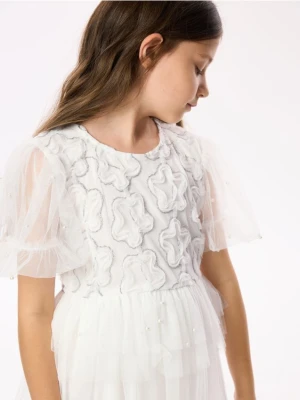 Foto del prodotto Reserved - Abito in tulle con applicazione - panna