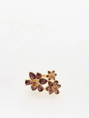 Foto del prodotto Reserved - Anello con pietre decorative - viola scuro