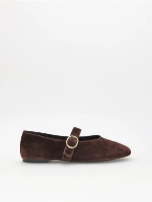 Foto del prodotto Reserved - Ballerine in materiali combinati - marrone scuro