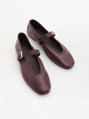 Foto del prodotto Reserved - Ballerine in pelle di pecora - bordeaux