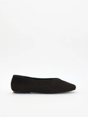 Foto del prodotto Reserved - Ballerine in pelle scamosciata - marrone scuro