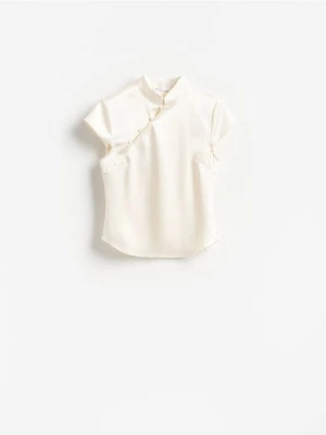 Foto del prodotto Reserved - Blusa con bottoni decorativi - panna